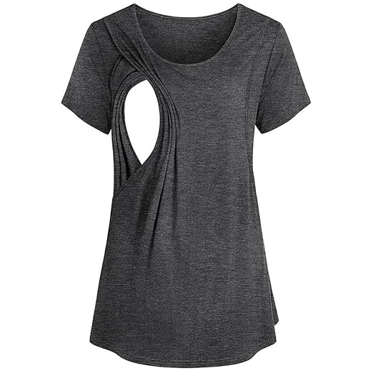 ReooLy Frauen Still-Stillen Stillen schwangeres Hemd Top Bluse