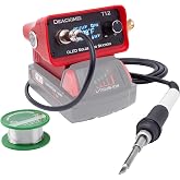 Deackimei Cordless Soldering Iron Station Kit for Milwaukee M18 18V Battery | 10s Fast Heating, Precise Heat Control(392&deg;F-896&deg;F), Auto Sleep,℃/℉ Conversion, Digital Display, Soldering Iron Kit,Tool Only