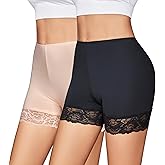 Avidlove Women's Under Shorts for Dresses Seamless Anti Chafe Underwear Smooth Boyshorts Lace Slip Shorts for Women
