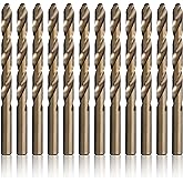 Drill America DWDCO30P12 #30 Cobalt Drill Bit (Pack of 12), DWDCO Series
