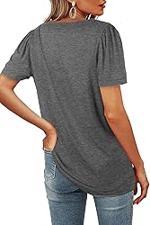 WIHOLL Plus Size Tops for Women Short Sleeve Summer