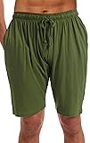 At The Buzzer 14501-Olive-M Men's Pajama
