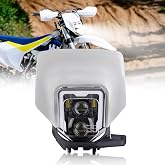 LED Dirt Bike Headlight Enduro Motocross Lights for 2017-2024 Husqvarna | Enduro Supermotor Headlamp for FE 250 350 450 501 701, TE150 250i 300i, FC250 350 450, TX125, DRL High Low Beam