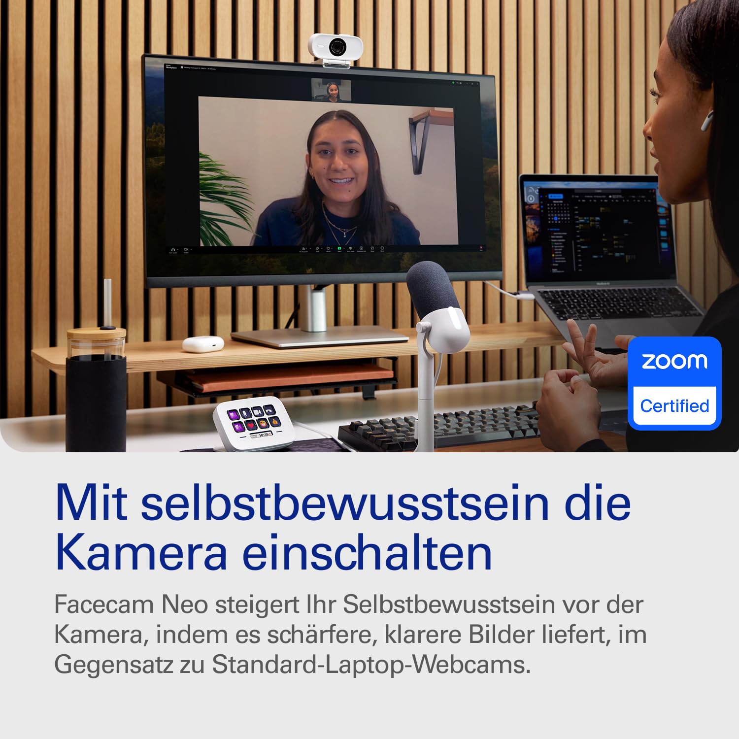 Elgato Facecam Neo, Full-HD-Webcam mit Sichtschutz 2
