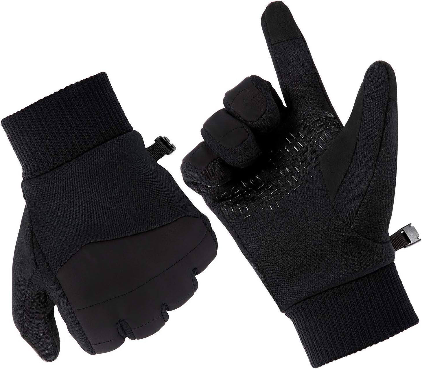 Andake2023 Lightweight Running Gloves Windproof Cycling Gloves, Touchscreen Thermal Gloves Men Women, Thin Winter Gloves for Sporting, Driving and Daily Use