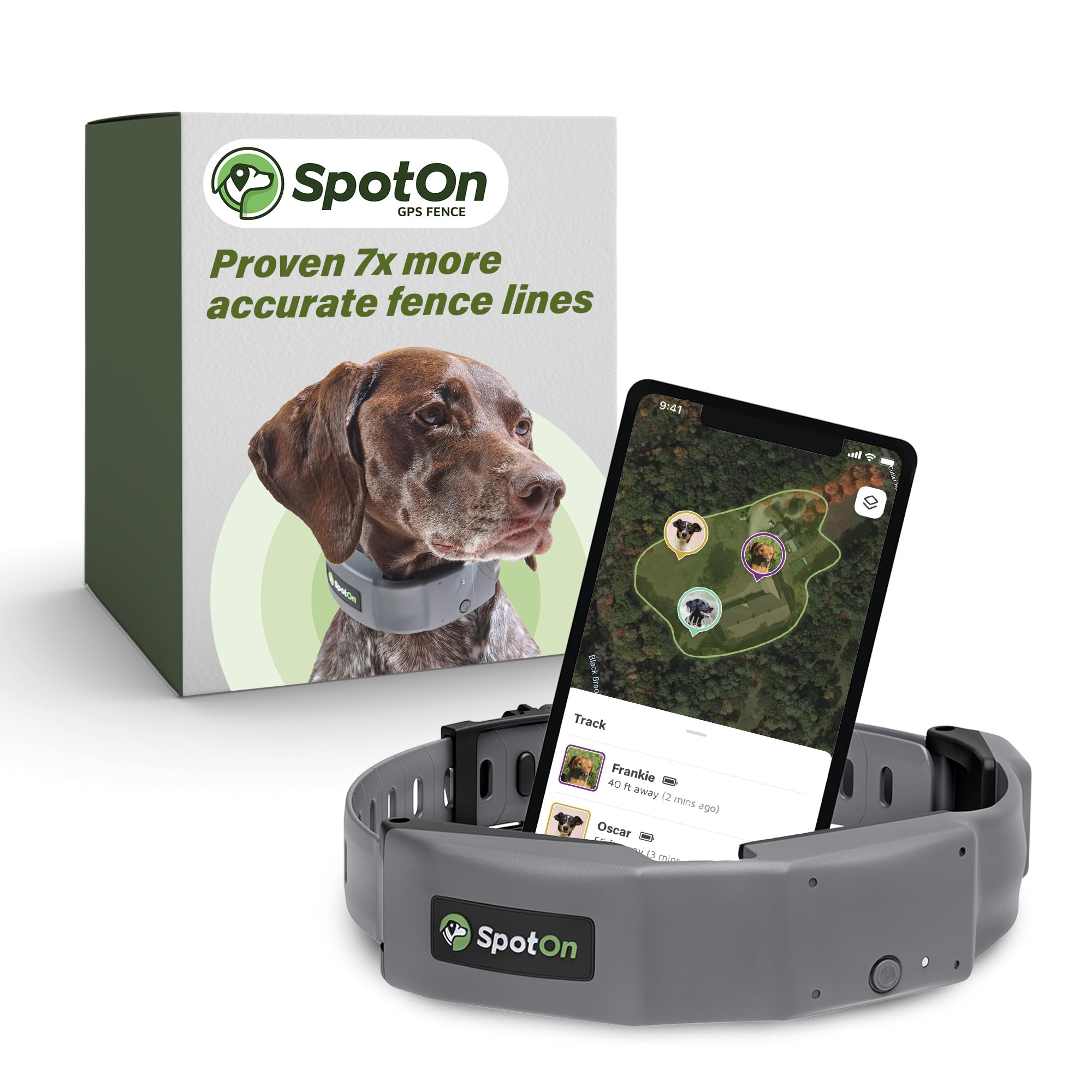 Mua SpotOn GPS Wireless Dog Fence Collar, Accurate & Reliable