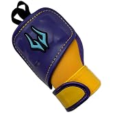 AEGIS Baseball Batting Hand and Wrist Guard, Protective Shield for Hitters, Adult, Purple | Yellow