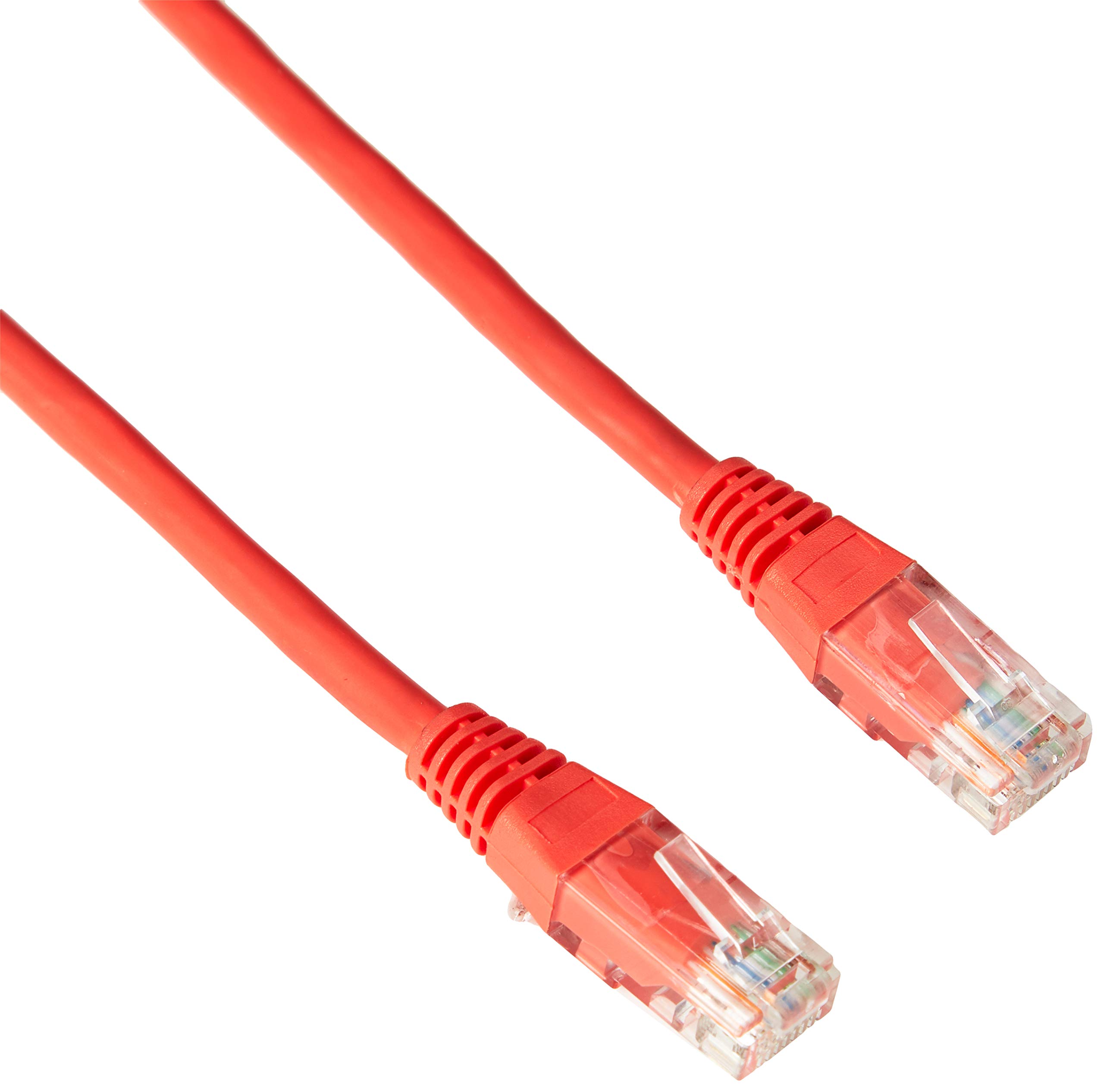 PRO SIGNAL PS11087 RJ45 Male to Male Cat5e UTP Low Profile Ethernet Patch Lead, 3m Orange