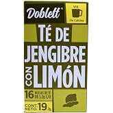 Ginger Lemon Tea (Te De jengibre Con Limon). 16 Bags.