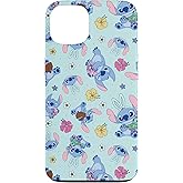 Disney Lilo & Stitch Cute Blue Easter Pastel Stitch Pattern Case for iPhone 13