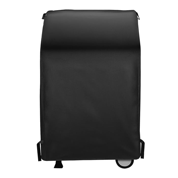 SunPatio 2 Burner Grill Cover 32 inch, Outdoor Heavy Duty Waterproof Small Space BBQ Gas Grill Cover, UV and Fade Resistant, All Weather Protection for Weber Char-Broil Nexgrill Grills and More, Black