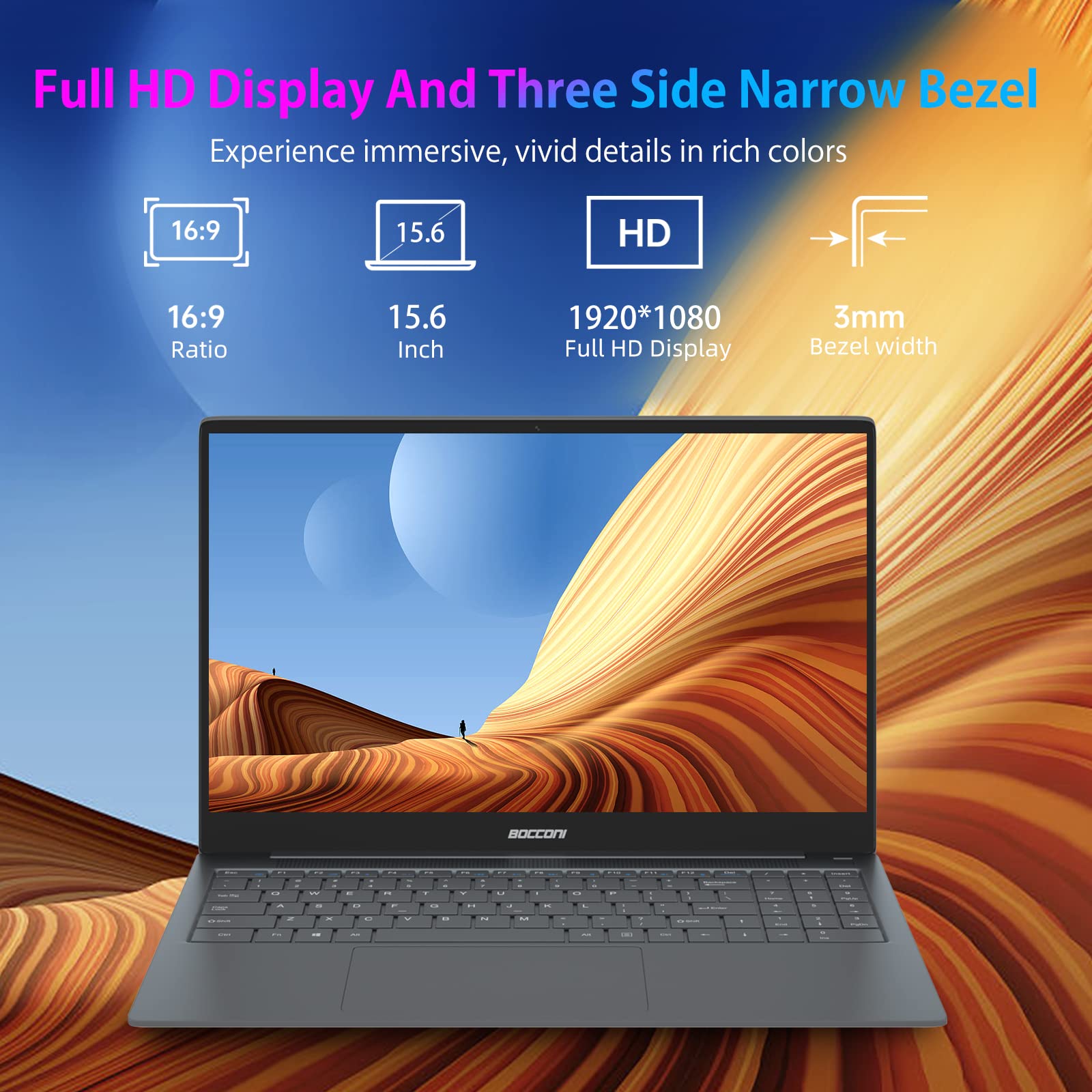 WAKST BOCCONI LeadBook T6 Laptop | 15.6