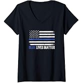 Blue Lives Matter Thin Blue Line Bracelet Set - 3 Pack Silicone Wristbands With Skull & Flag Designs, Unisex