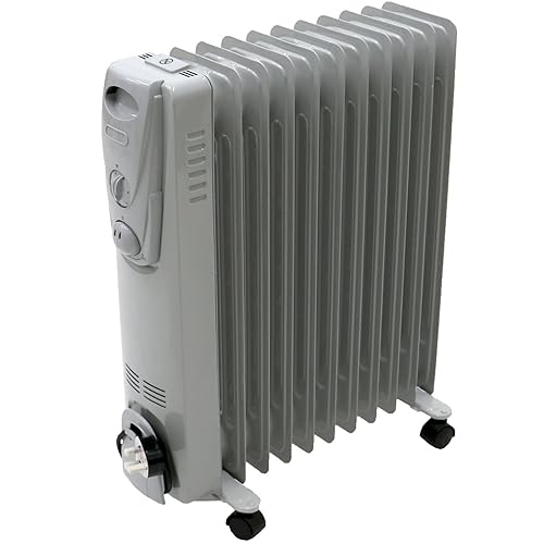 Supawarm 2500W Oil Filled Radiator Heater with Timer Amazon.co.uk