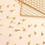 KINBOM 600Pcs 8x15mm Gold Paper Fasteners Brads Split Pins DIY Scrapbooking view 3
