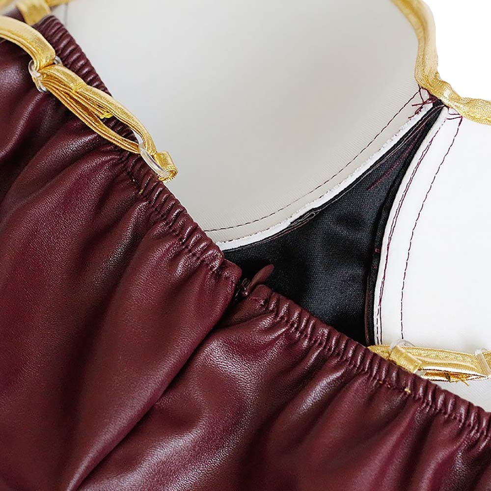 GREATCHILDREN Women\'s Wonder Cosplay Lady Fancy Dress Costume with Headdress and Hand Guard (M/UK 8)