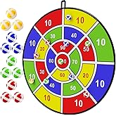 BooTaa 29" Large Dart Board for Kids, Kids Dart Board with Sticky Balls, Boys Toys, Indoor/Sport Outdoor Fun Party Play Game Toys, Birthday Gifts for 3 4 5 6 7 8 9 10 11 12 Year Old Boys Girls