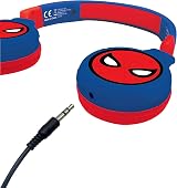 LEXIBOOK Spiderman 2-in-1 Bluetooth Headphones Kids 85dB Foldable HPBT010SP view 3