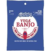 Martin Vega Banjo 5-Strings, Medium Gauge (V740)