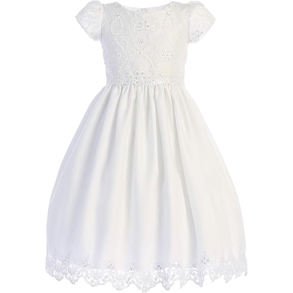 Amazon.com: First Communion Dresses for Girls 7-16 Holy 1st Communion Dress  White Vestidos de Primera Comunion para Niñas Size 7: Clothing, Shoes &  Jewelry