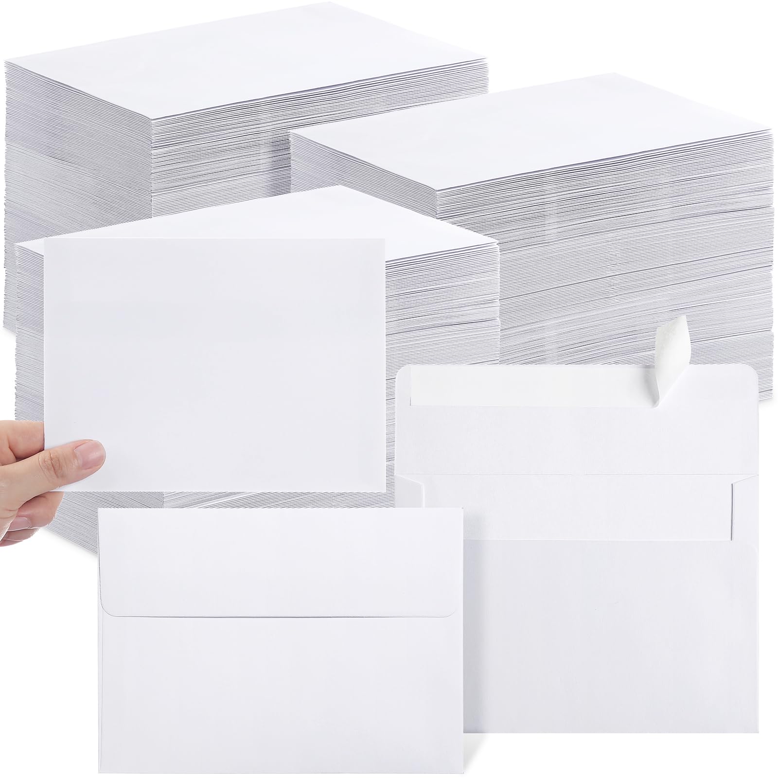 Photo 1 of Fainne A6 Envelopes 4x6 White Envelopes for 4x6 Cards, Photos, Invitations, Wedding, Graduation, Birthday, Bridal Shower, Announcements, Baby Shower (800 Pcs)