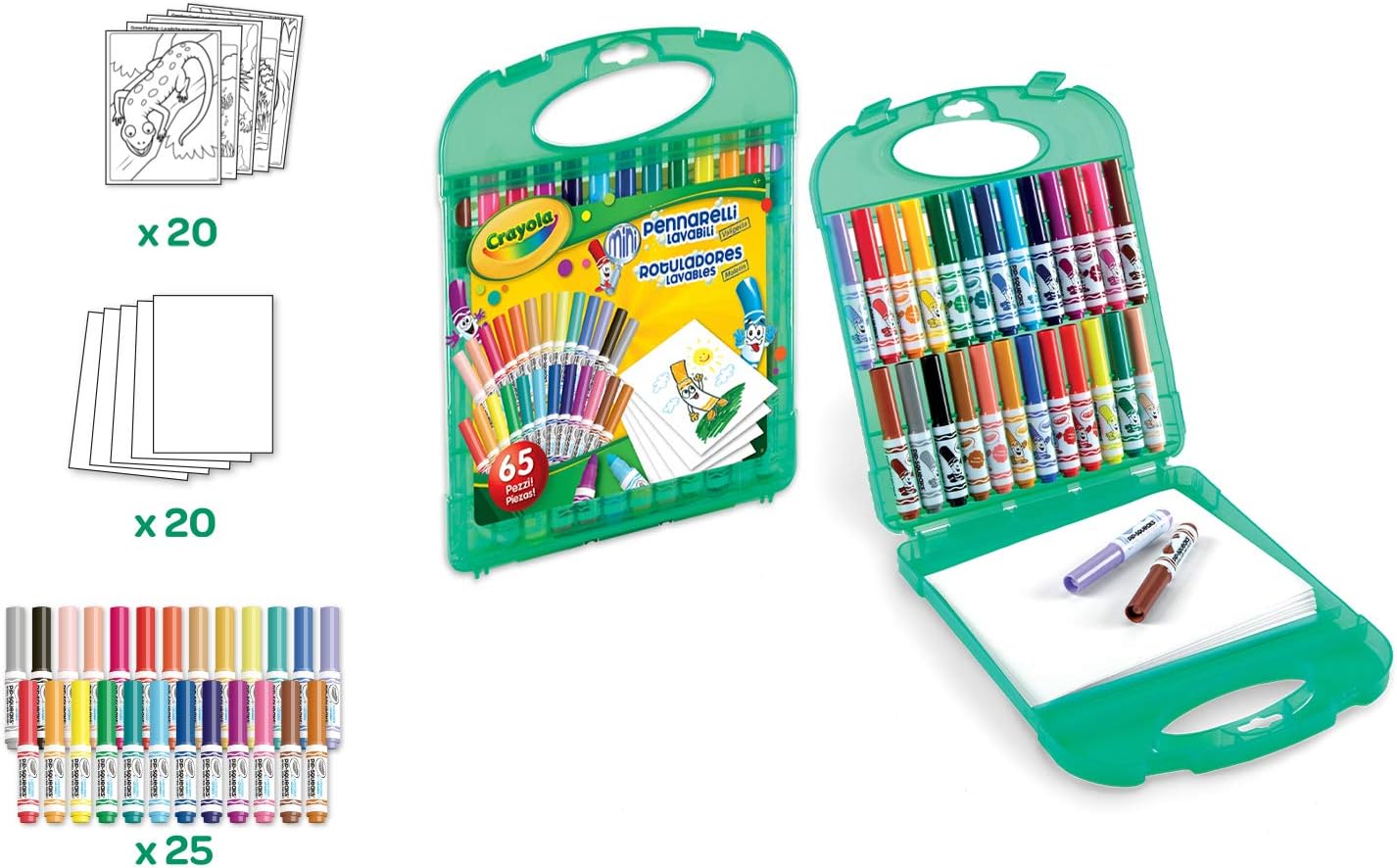 Crayola Pip Squeaks Washable Markers Set, Gift For Kids, Ages 4, 5, 6, 7: Office Products