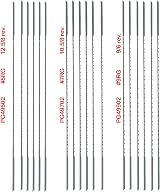 Olson SA4980 Assorted Double Reverse Tooth Scroll Saw Blades 18 Pack Carbon view 5