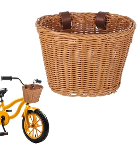 Amazon.com : EIRONA Kids Bicycle Wicker Basket for 12 14 16 18 20