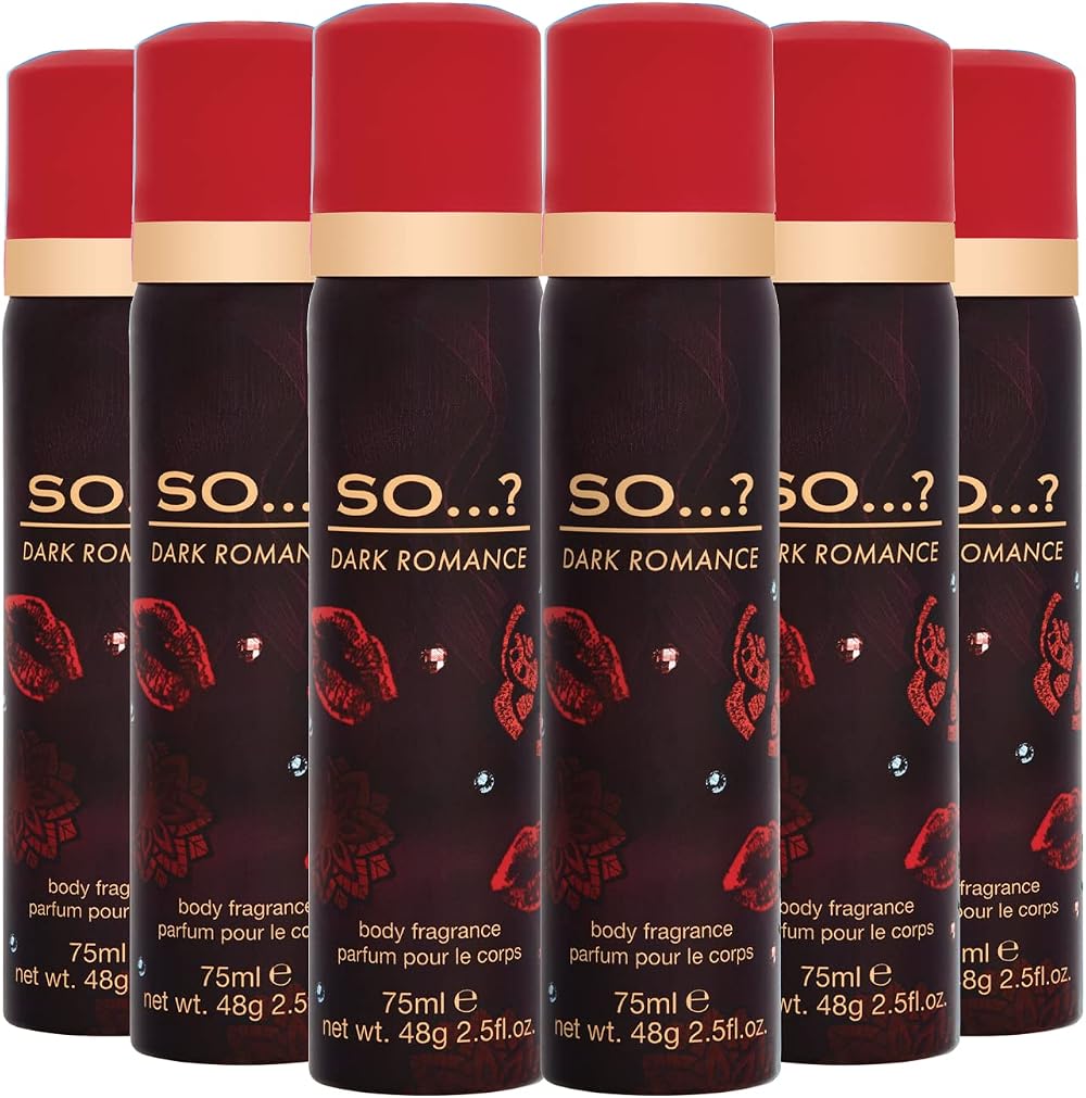 So…? So? Dark Romance Fragrance Mist 75ml Bundle Pack of 6
