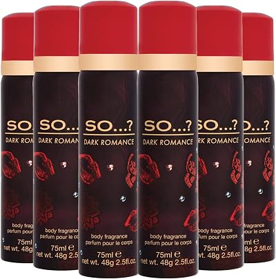 So…? So? Dark Romance Fragrance Mist 75ml Bundle Pack of 6