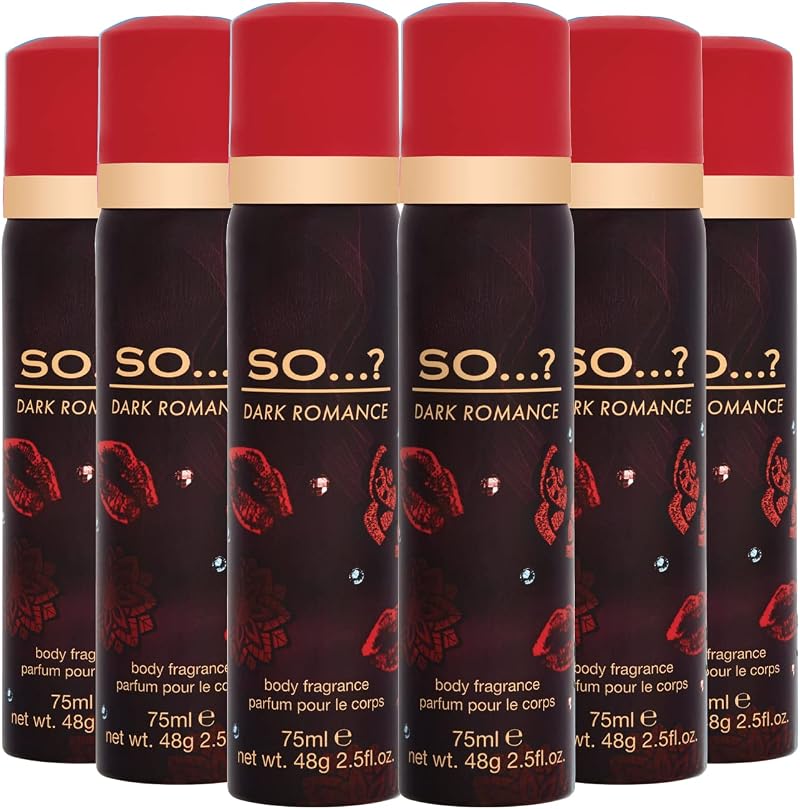 So…? So? Dark Romance Fragrance Mist 75ml Bundle Pack of 6