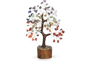 YATSKIA Crystal Tree of Life - Feng Shui Chakra Decor - Energy Stones for Positive Energy