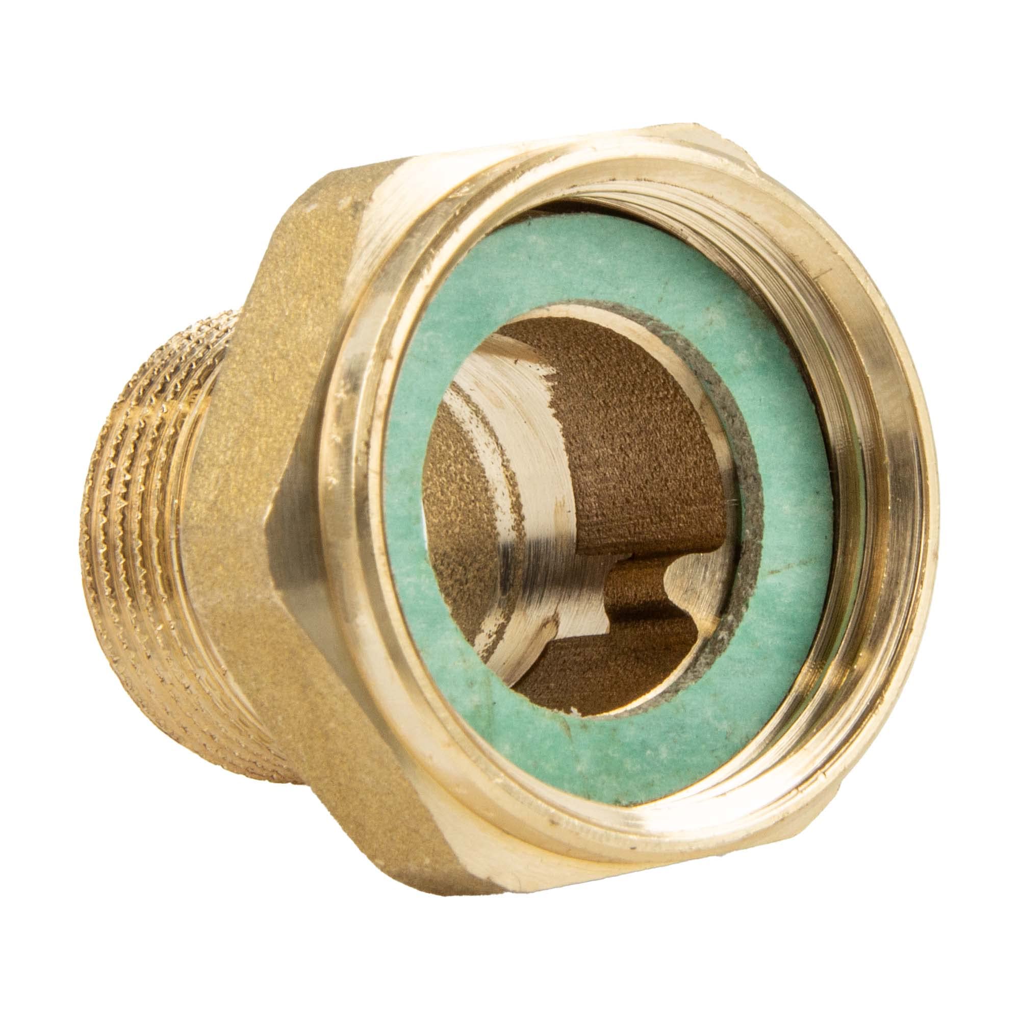 tecuro CW617N 3/4 inch union nut x 1/2 inch male thread - blank brass Plumbing Fittings