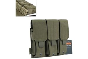 EXCELLENT ELITE SPANKER Tactical Molle Single/Double/Triple Mag Pouch for M4 M14 M16 AR15 AR10 G36 Magazine Holds 2 Mags