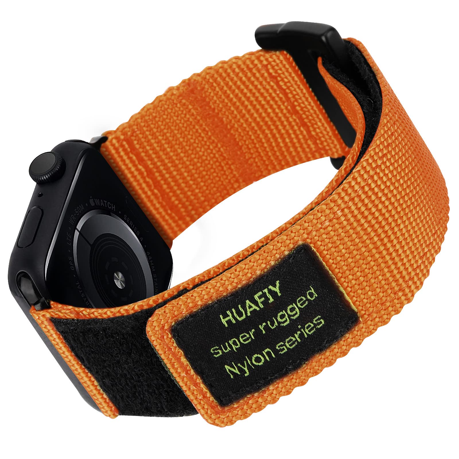 HUAFIY Compatible with Apple Watch Strap 38 mm 40 mm 41 mm 42 mm 44 mm 45 mm 46 mm 49 mm, Nylon Sports Strap for Apple Watch Band, Velcro Design for iWatch Bracelet Series 10/9/8/7/6/5/4/3/2/1, SE,