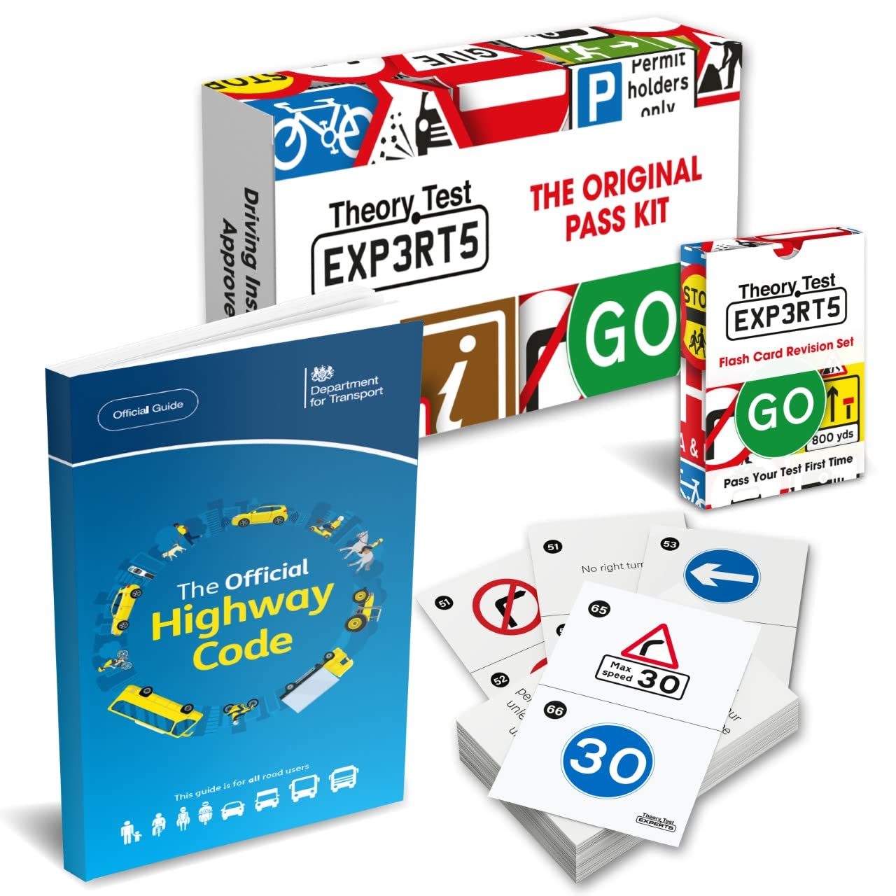 The Highway Code 2022 UK + 128 Road Signs Flash Cards 2025 UK (Highway Code + Flashcards)