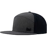 melin Trenches Icon Hydro, Performance Snapback Hat, Water-Resistant Flat Bill Caps for Men & Women, Golf, Running or Workout