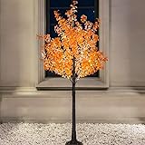 TYBEEU 6FT 5-Leaf Lucky Tree with Warm White Lights