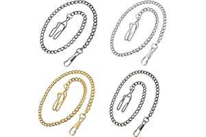 REALPOO Pocket Watch Chain Bracelet 14.7" (37.5 cm), Vintage Metal Alloy Pocket Watch Chain for Men/Ladies-Gold