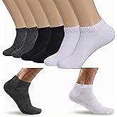 Lamouvre 6 Pairs Thin Ankle Socks for Men Women Cotton Low Cut Short Athletic Running Socks