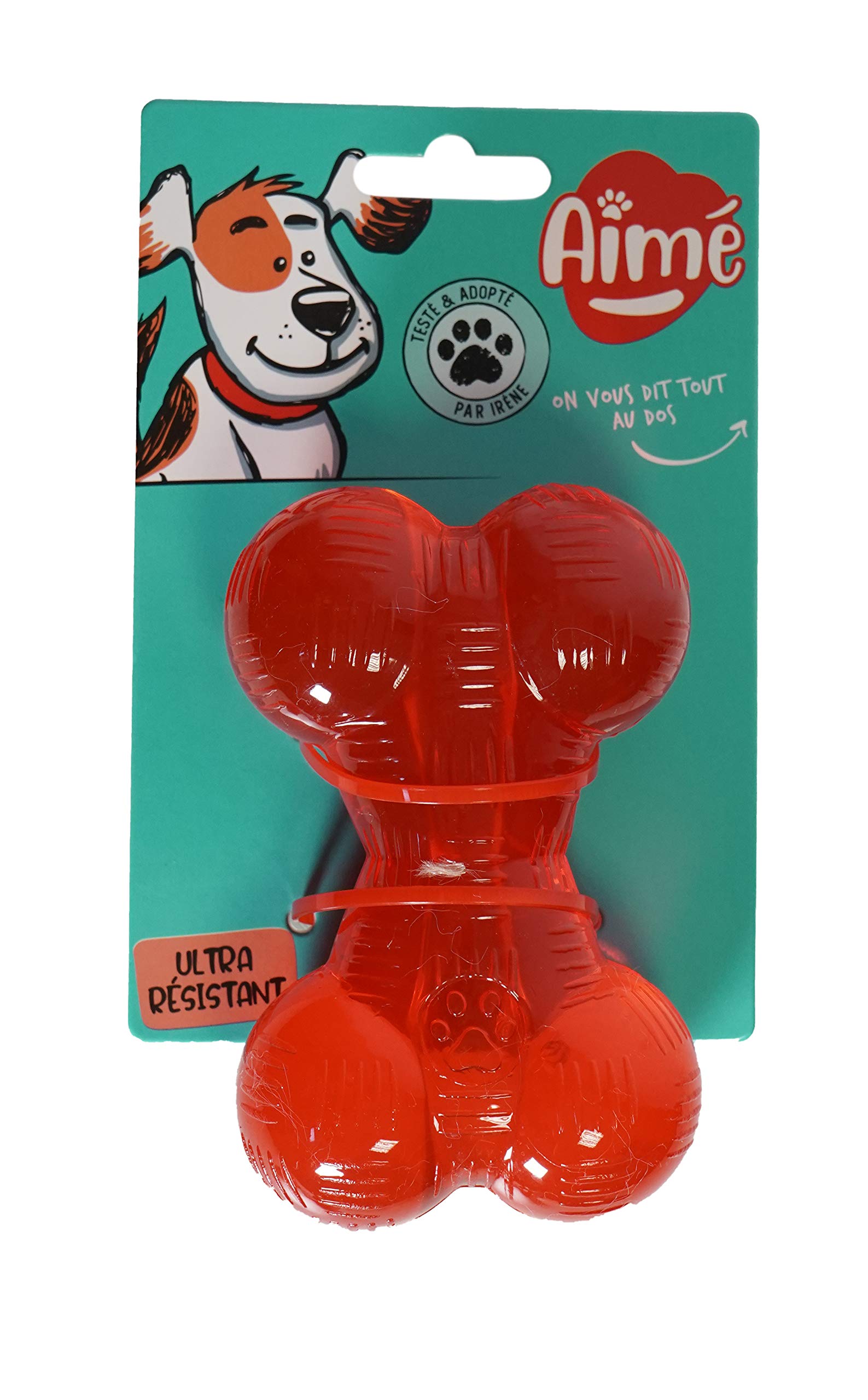 Aime Play Strong Ball Dog Toy