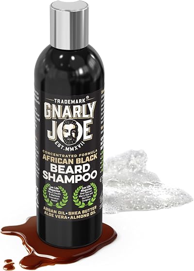 Trademark Gnarly Joe Beard Shampoo Men 250ml Natural Face Wash UK Made