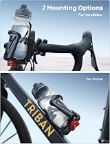 Lamicall Adjustable Bike Water Bottle Holder 48-71 mm Clamp view 4