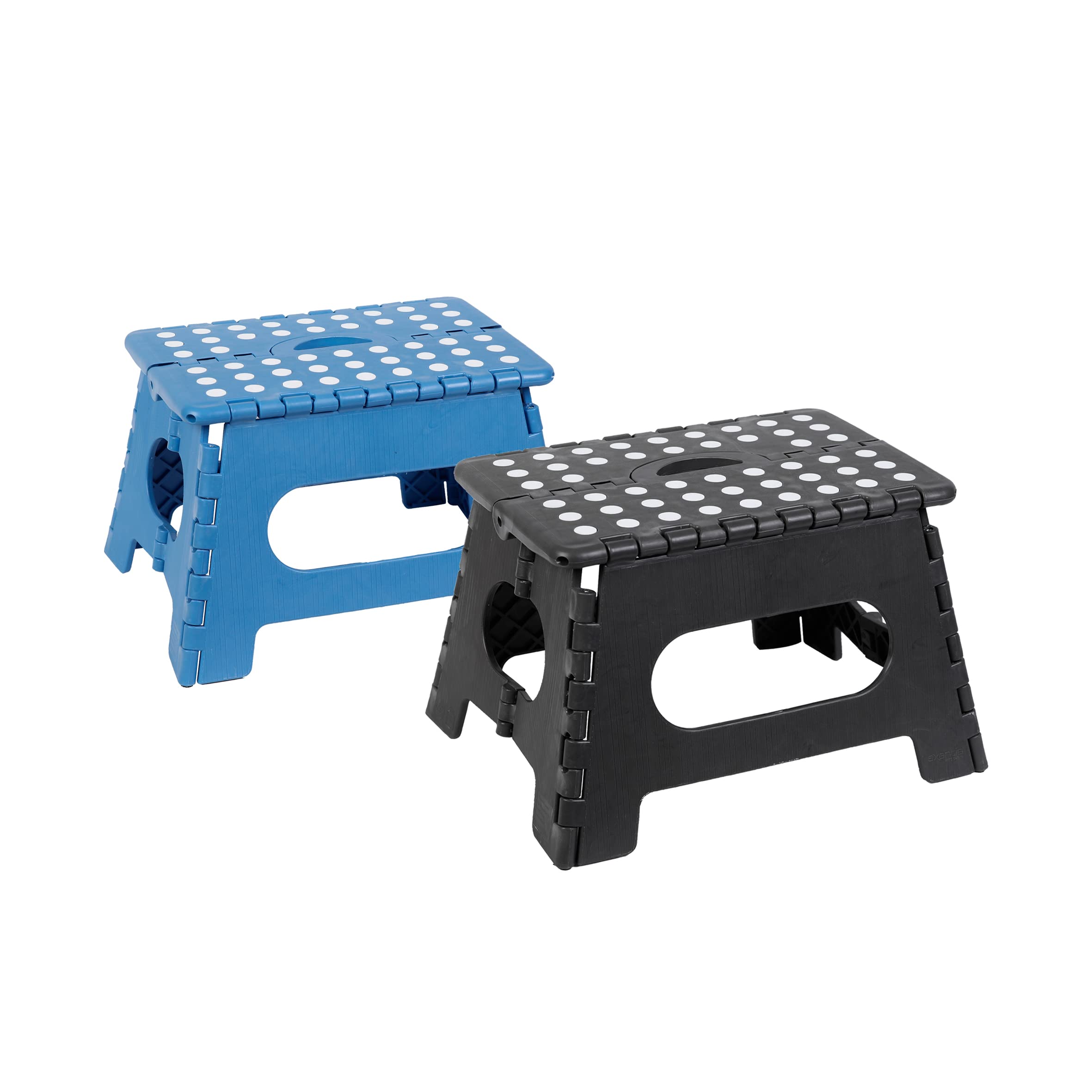 axentia Folding Step, Grey or Blue, ca. 34,5 x 22 x 27 cm