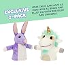 Bluey Unicorse & Bob Bilby Hand Puppet Plush Toys, 8-9”, 2-Pack in ...