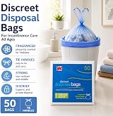 Kordis Incontinence Bags 250 Blue Tie Handles 32x42cm Recycled 30% view 2