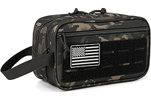QT&QY Tactical Toiletry Bag For Men Hygiene Bag EDC Military Tool Molle Pouches Small Dopp Kit Mens Shaving Kit Travel shower Bags