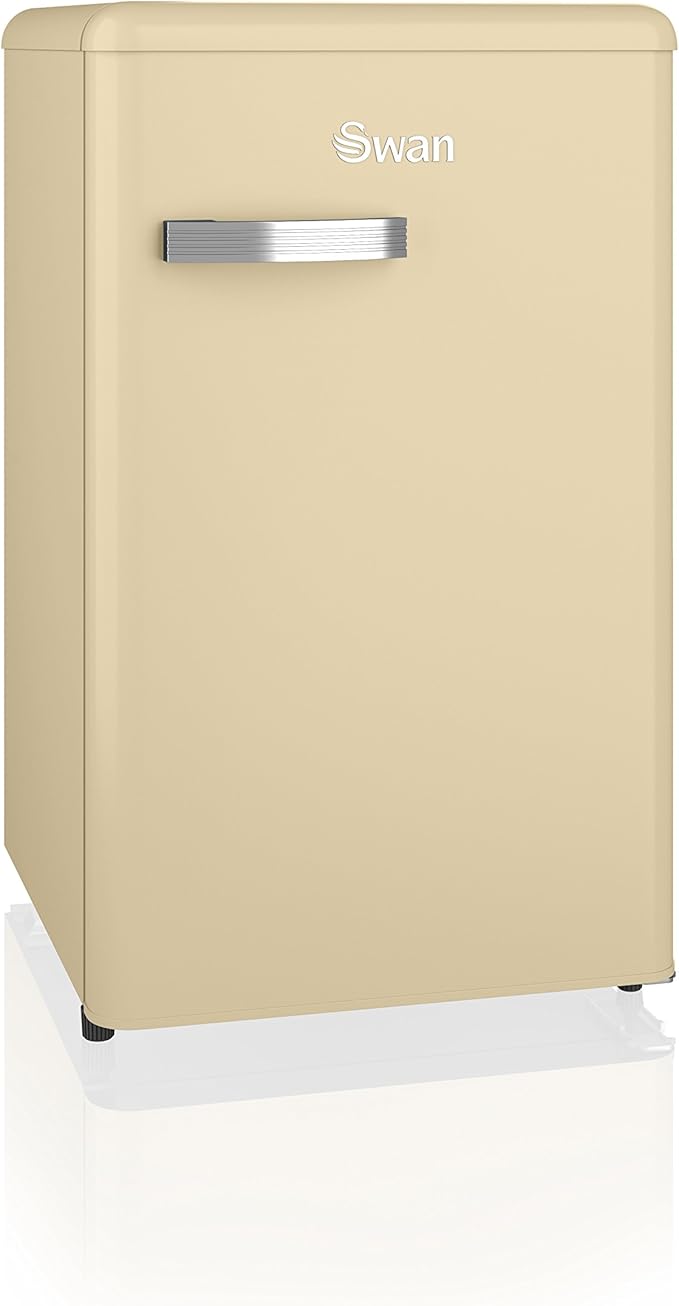 Swan SR11035CN, Freestanding Retro Under Counter Fridge Freezer, A+