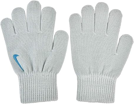 Amazon Co Jp ナイキ Nike ジュニア ユース スウッシュ ニット グローブ Cw3013 0 ウルフグレー Pブルー スポーツ アウトドア