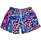 LEEYUSEN Mens Graphic Shorts Casual Drawstring Running Workout Streetwear Lightweight Basketball Shorts